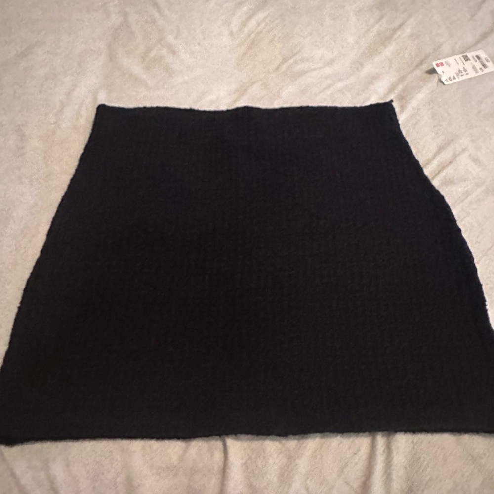 Classic Tweed Black Skirt